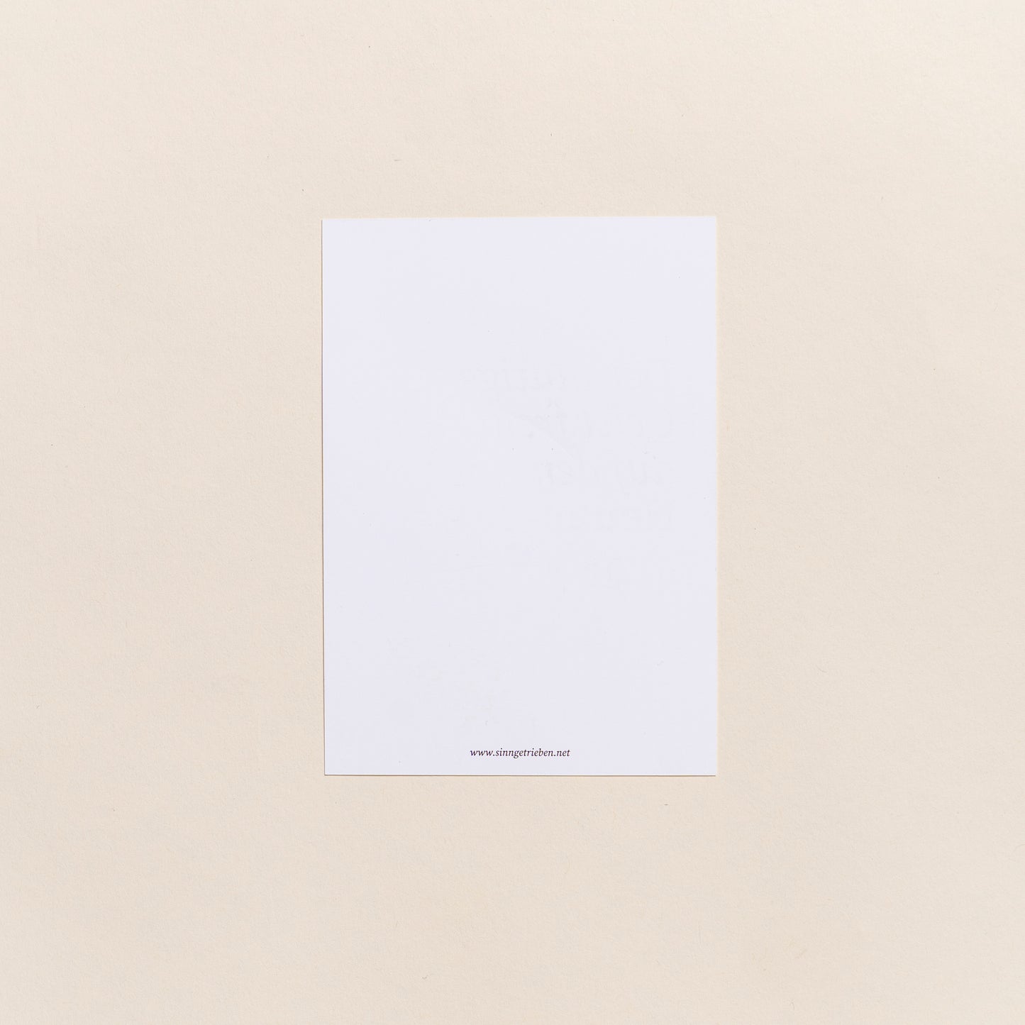 Postkarte Blau