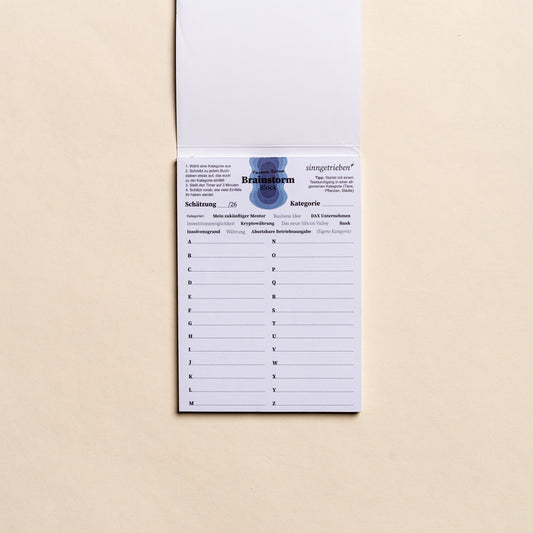 Finanzen Edition - Brainstorm Block
