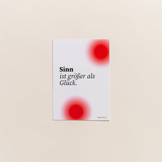Postkarte Rot